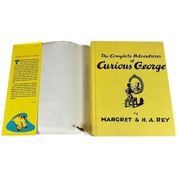 The Complete Adventures of Curious George By H.A. Rey, Margret Rey Used Vintage - Picture 5 of 11